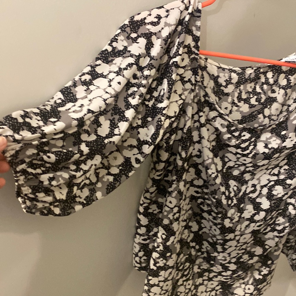 One shoulder blouse. Cheetha.